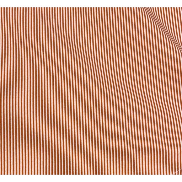 Ralph Lauren Dress Shirt Button Up Long Sleeve Mens X Large Orange Striped - Picture 3 of 10